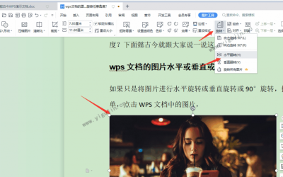 wps文档的图片怎么旋转？wps文档的图片怎么旋转任意角度？