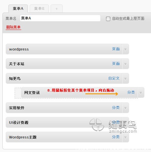 WordPress3.0导航菜单图文使用教程 6