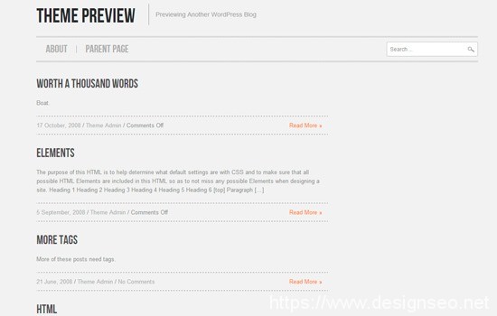 20 款免费 WordPress Themes 6